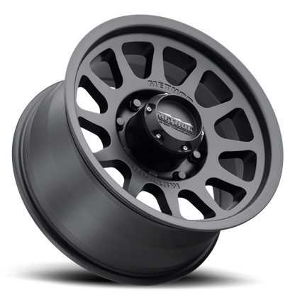 Method MR703 Bead Grip 18x9 12mm Offset 8x170 130.81mm CB - Matte Black