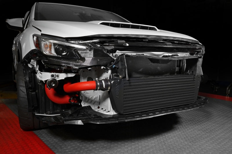 Perrin [22-25 WRX] Front Mount Intercooler Kit | Red Tubes & Black Core | PSP-ITR-441BK/RD