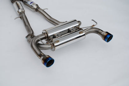 Invidia [2022+ Nissan Z] 70mm Gemini Cat Back Exhaust - Rolled TI Tips | HS22N4Z7GM1RTL