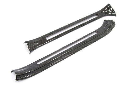 OLM LE Dry Carbon Fiber Door Sill Covers - 2015-2021 Subaru STI