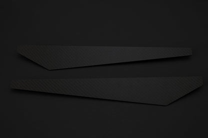 BMW Carbon Fiber Rear Bumper Splitter Extensions Gloss Wet (Plain)
