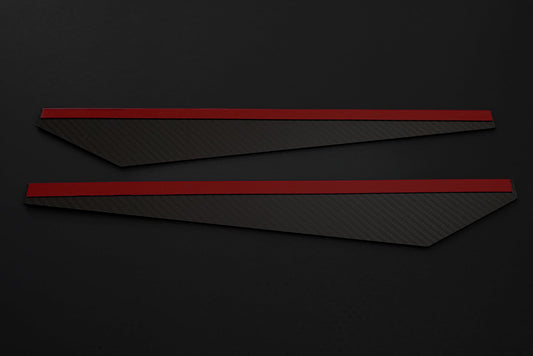 BMW Carbon Fiber Rear Bumper Extensions Horizontal