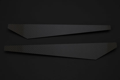 BMW Carbon Fiber Rear Bumper Splitter Extensions Gloss Wet (Plain)