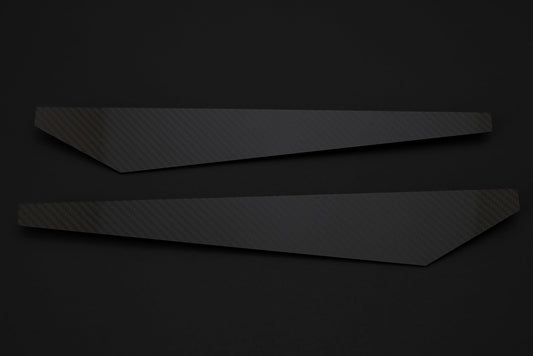 BMW Carbon Fiber Rear Bumper Splitter Extensions Gloss Wet (Plain)