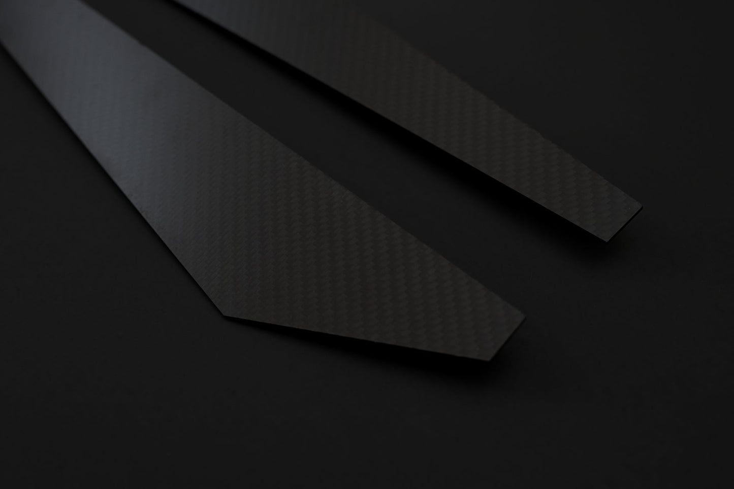 BMW Carbon Fiber Rear Bumper Splitter Extensions Gloss Wet (Plain)
