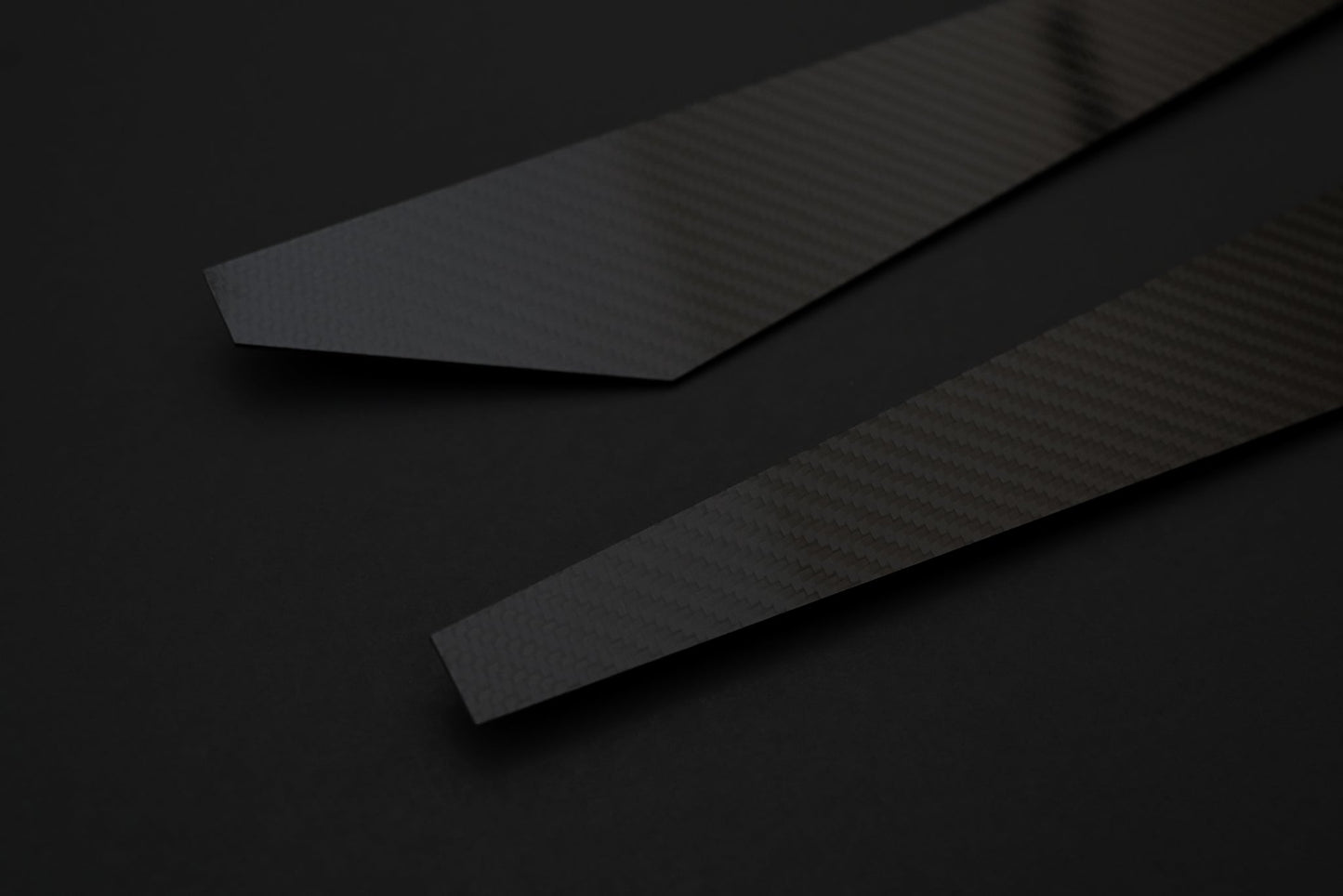 BMW Carbon Fiber Rear Bumper Splitter Extensions Gloss Wet (Plain)