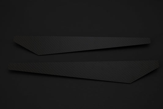 BMW Carbon Fiber Rear Bumper Splitter Extensions Matte Dry (Plain)