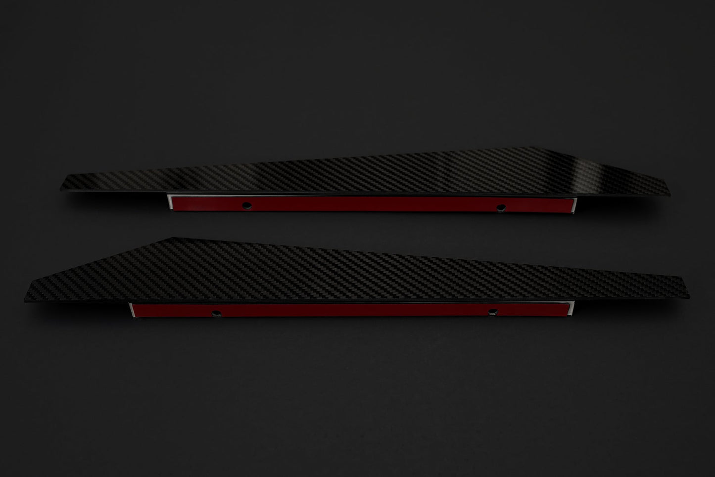 BMW Carbon Fiber Rear Bumper Splitter Extensions Gloss Wet (Plain)
