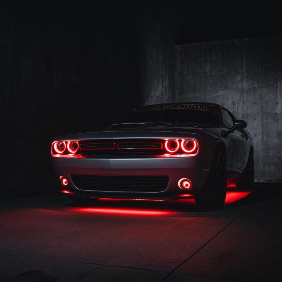 Lighting Trendz 2015-2024 Dodge Challlenger Hyper Pro Max Flow Series LED Underglow Kit