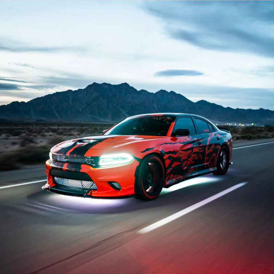 Lighting Trendz 2015-2024 Dodge Charger Hyper Pro Max Flow Series LED Underglow Kit