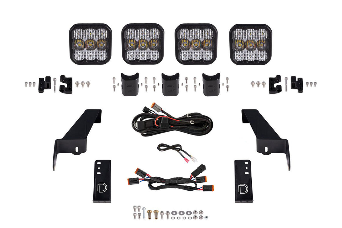Diode Dynamics Jeep Light Bar Mounting Kit