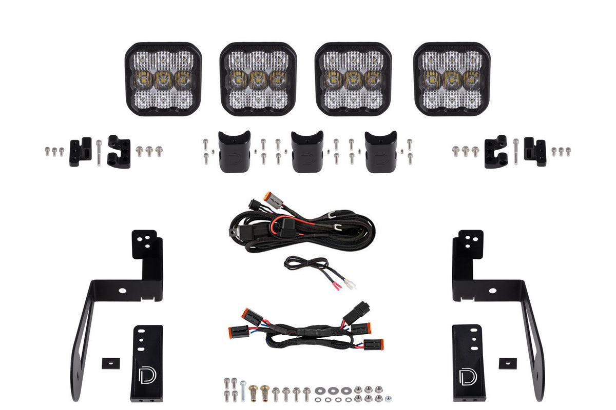 Diode Dynamics Jeep Light Bar Mounting Kit