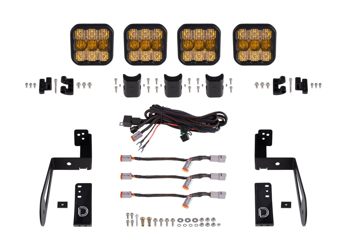 Diode Dynamics Jeep Light Bar Mounting Kit