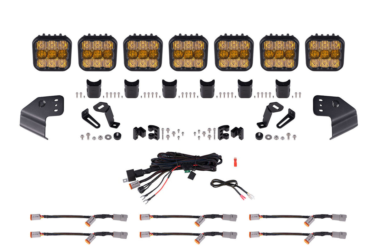 Diode Dynamics 21-25 Ford Bronco Light Bar Mounting Kit