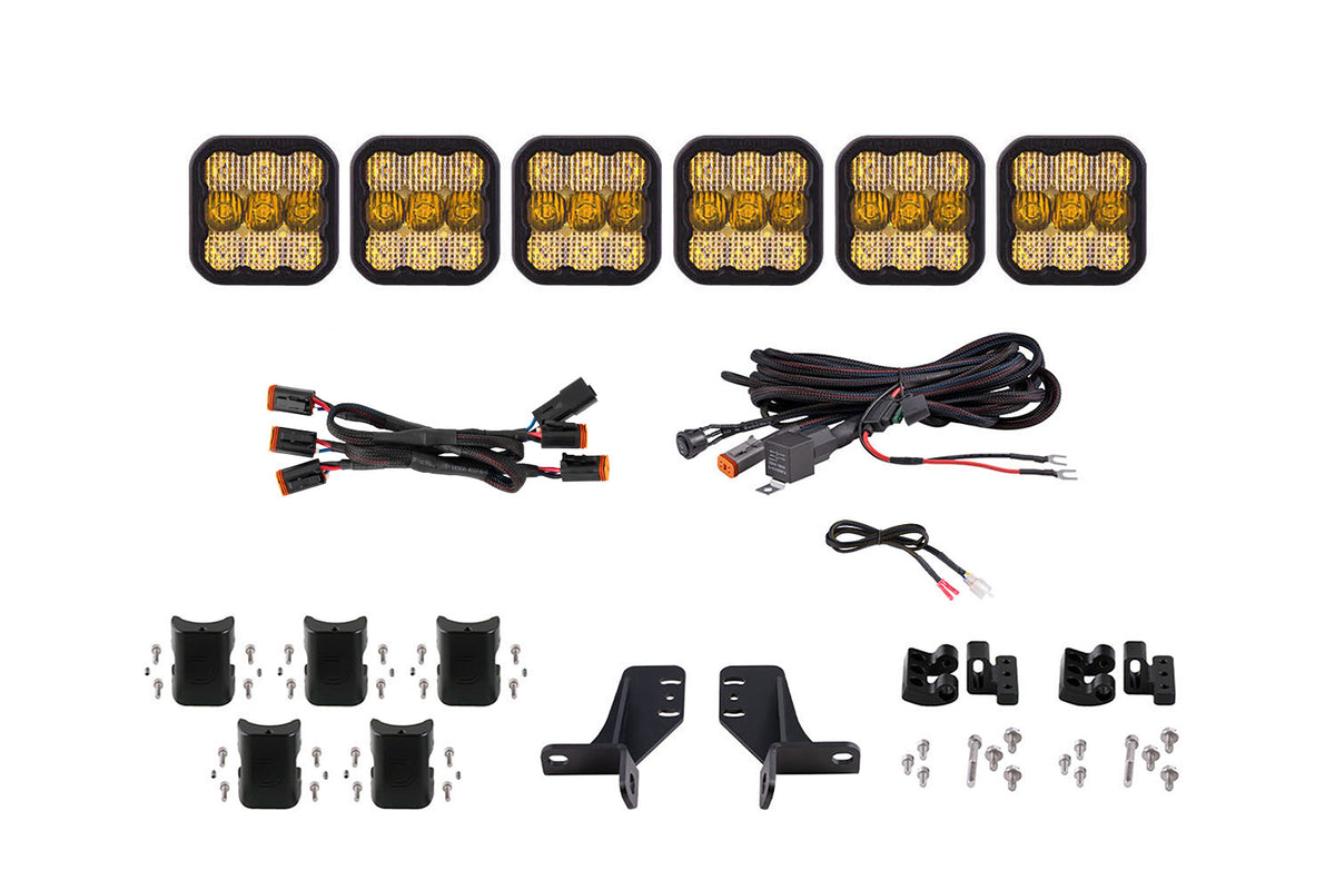 Diode Dynamics 21-25 Ford Bronco Light Bar Mounting Kit