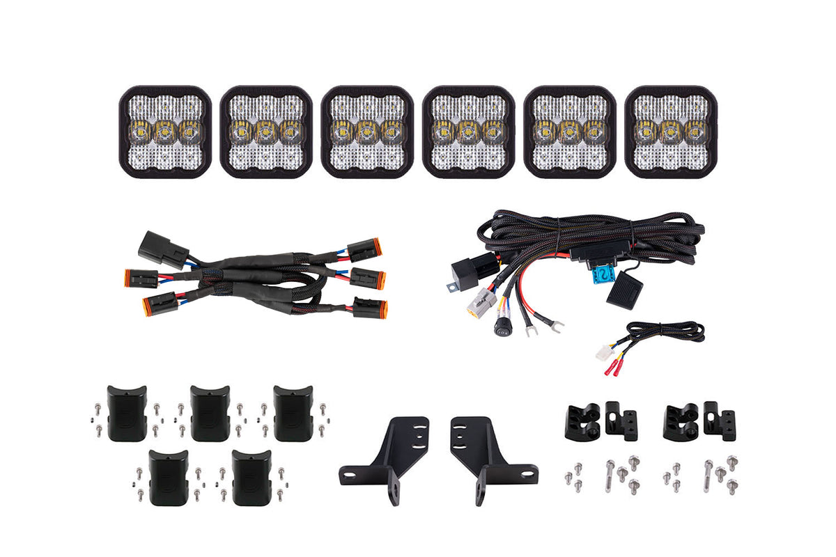 Diode Dynamics 21-25 Ford Bronco Light Bar Mounting Kit