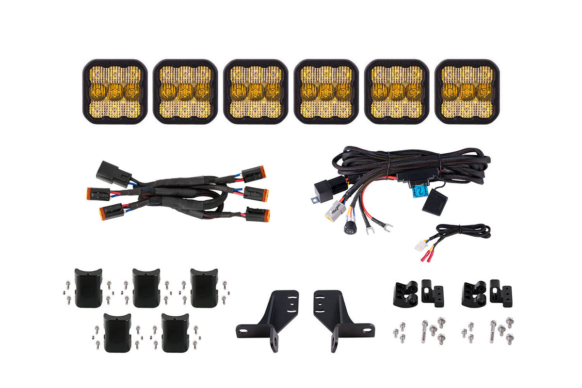 Diode Dynamics 21-25 Ford Bronco Light Bar Mounting Kit