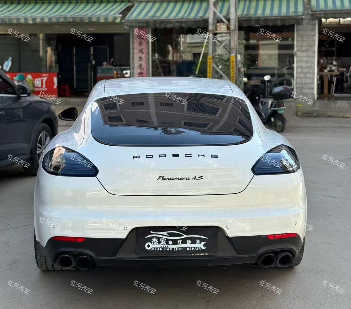 Porsche Panamera clear tail lights by JIEAN Lights – photo 5