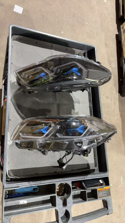 Open box BMW 5 Series F10 2011-2013 headlights - actual condition photo