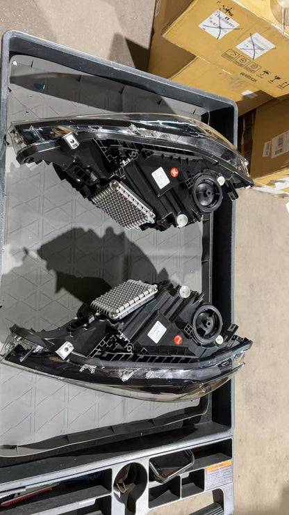 Open box 2013-2015 BMW F30 Pre-LCI headlights - actual condition photo