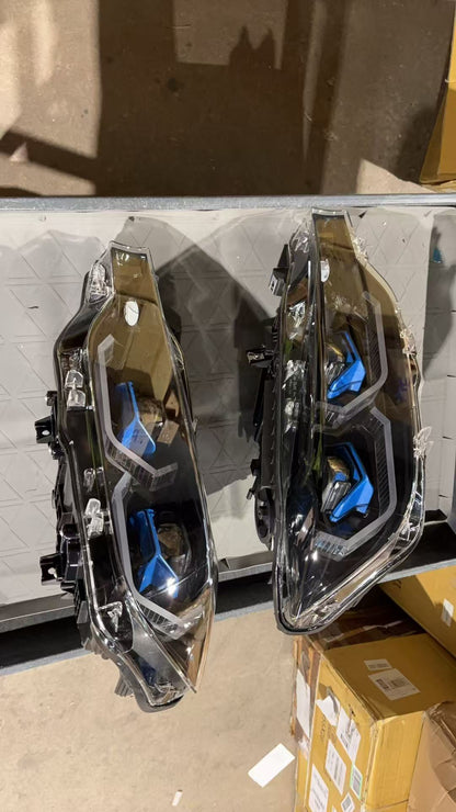 Open box 2013-2015 BMW F30 Pre-LCI headlights - actual condition photo