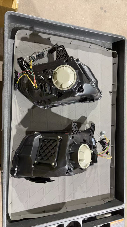 Open box 10-12 and 13-14 Mustang headlight - actual condition photo