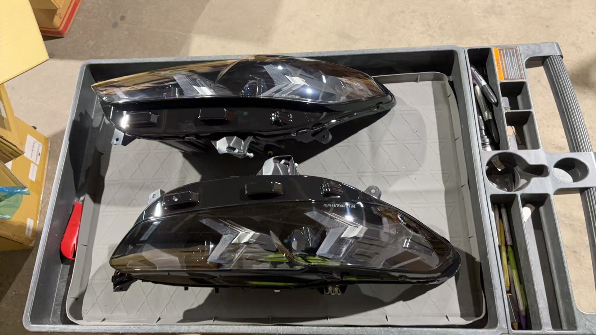Open box For Ford Fusion 2013-2016 LED Head lamp US spec halogen - actual condition photo