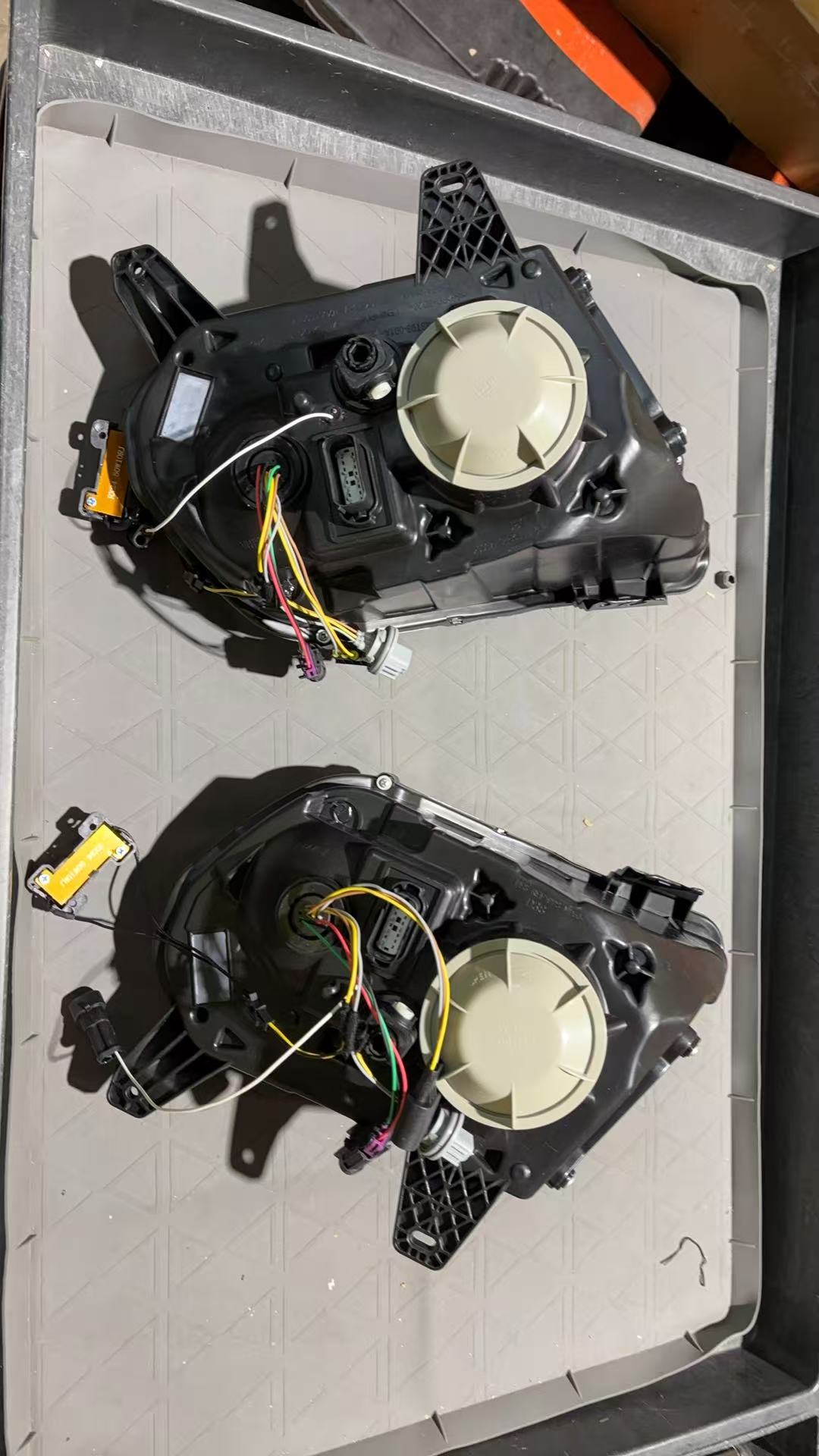 Open box 10-12 and 13-14 Mustang headlight - actual condition photo