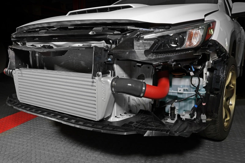 Perrin [22-25 WRX] Front Mount Intercooler Kit | Red Tubes & Silver Core | PSP-ITR-441SL/RD