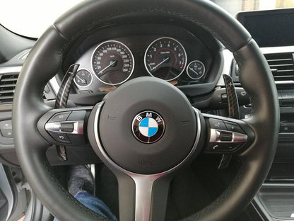 BMW F-Series Carbon Fiber Paddle Shifters for BMW 3 series, 4 Series, M2 M3, M4, M5 (Matte) Dry