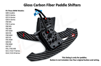 BMW G/F Series G80 Style Carbon Fiber Paddle Shifters