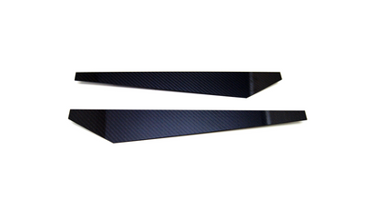 BMW Carbon Fiber Rear Bumper Splitter Extensions Gloss Wet (Plain)