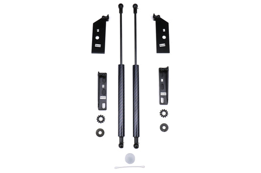 Carbon Reproductions Carbon Kevlar Hood Damper Kit (Blue) - 2013-2016 Scion FR-S / 2013-2020 Subaru BRZ / 2017-2019 Toyota 86