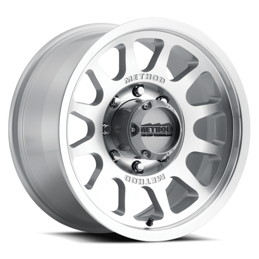 Method MR703 Bead Grip 18x9 12mm Offset 8x6.5 130.81mm CB - Machined Clear Coat