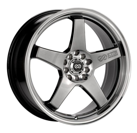 Enkei EV5 17x7 5x105/110 38mm Offset 72.6 Bolt Diameter Matte Bronze w/ Machined Lip Wheel