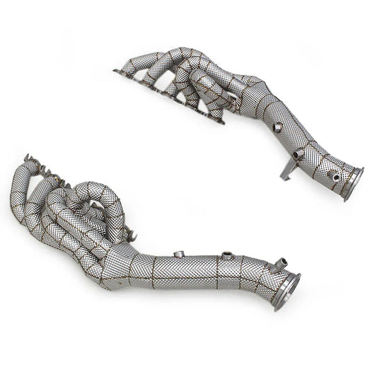 304 Stainless Exhaust Heatshield Header Manifold for Lamborghini Huracan STO EVO Spyder 5.2L