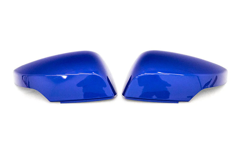 OLM OE Style Mirror Cover with Turn Signal Cutout (Lapis Blue) - 2015+ WRX / STI / 15-17 Crosstrek