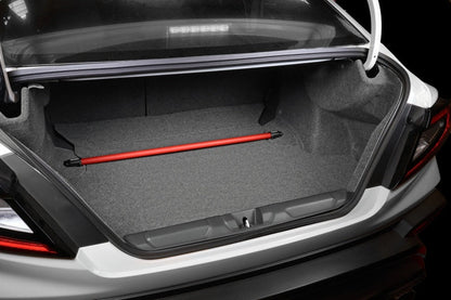 Perrin [15-21 WRX/STI] Rear Shock Tower Brace - Red | PSP-SUS-041RD