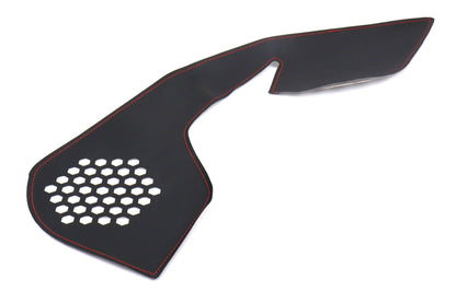 OLM Leather Look Kick Guard Protection Set with Red Stitching (Non HK Equipped) - 2015-2021 Subaru WRX / STI