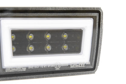 OLM F1 NB+R V2 (Clear Lens, Gloss Black Base, White Bar) - 2015-2020 WRX / STI