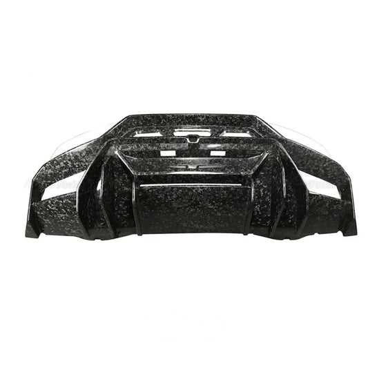 V Style Forged Carbon Fiber Rear Diffuser for Lamborghini Huracan LP 610