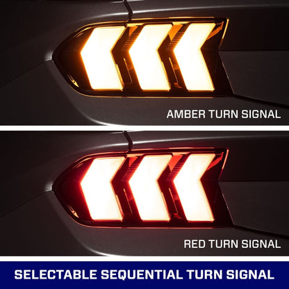 NTXGlow Clear Tail Lights (2024-2025 Ford Mustang)