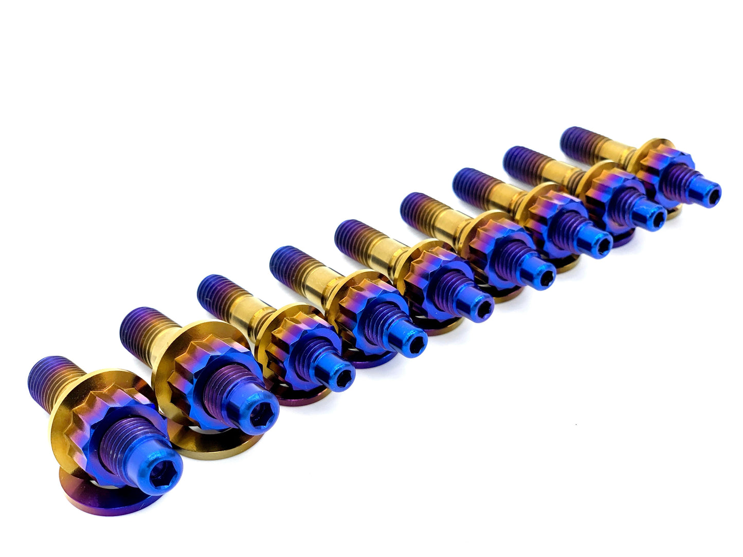 JDC Titanium Stud Sets M8/M10 (Universal)