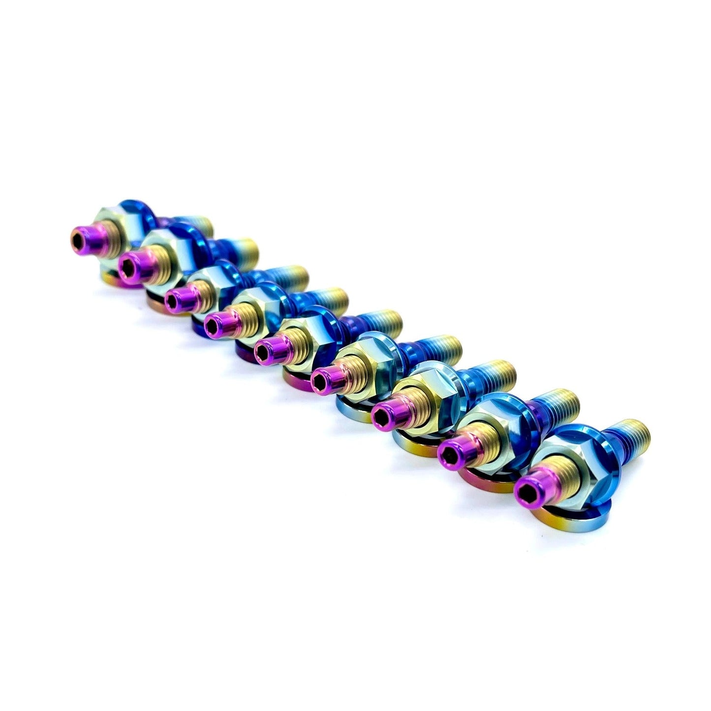 JDC Titanium Exhaust Manifold Stud Kit (Evo 1-9/ 2G DSM)