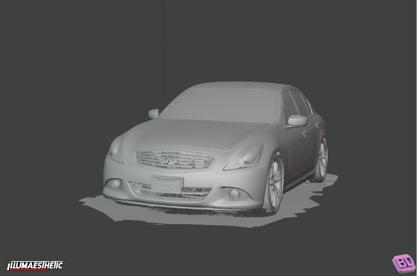 Infiniti G37 Sedan (V36) 3D Scan (2006-2015)
