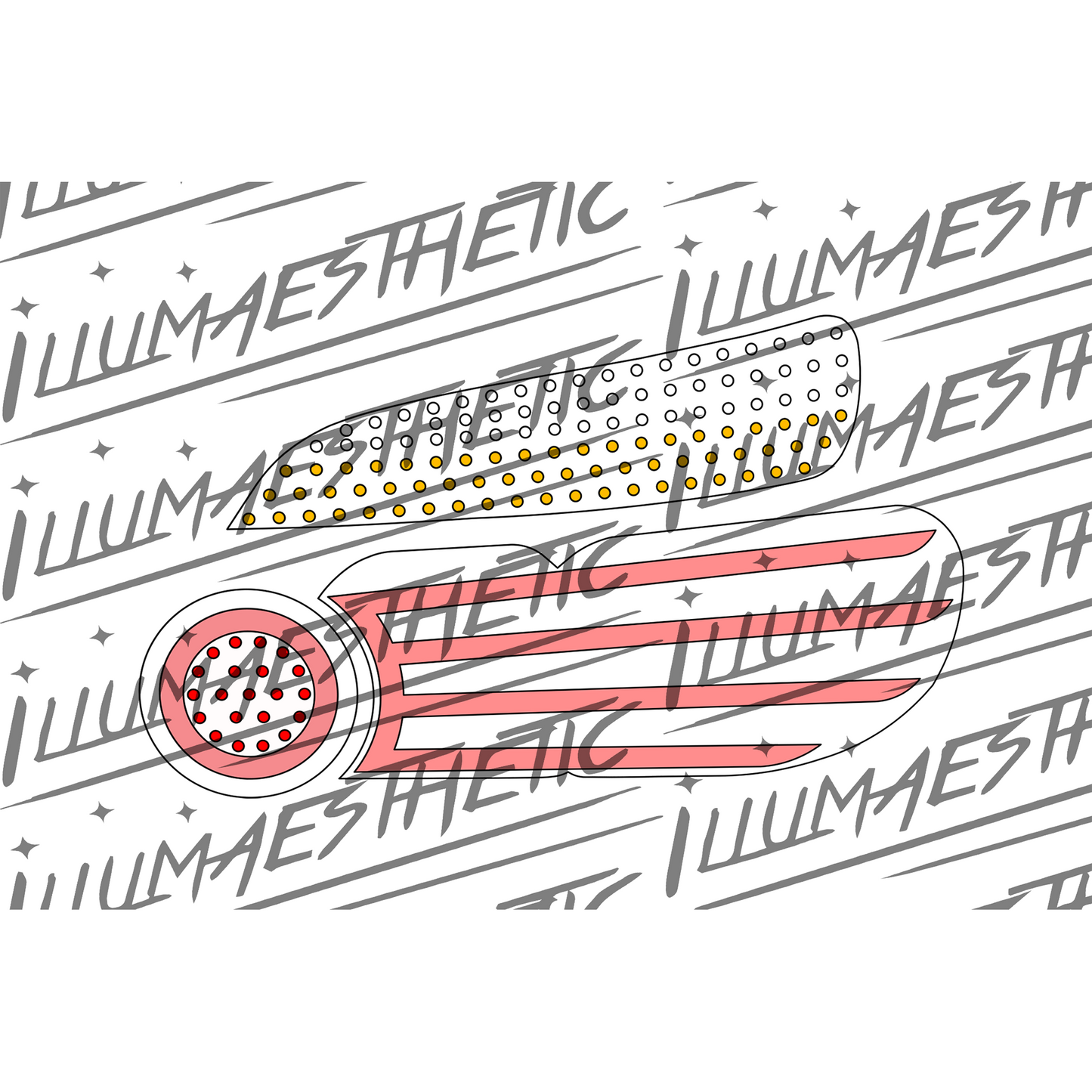 Subaru Impreza Blobeye Sedan (GD, 04-05) Angel Wings - Complete DIY Kit