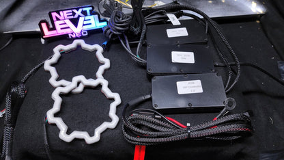 Gear RGB Halos Includes Controller With Drl And Turn Signal Inputs