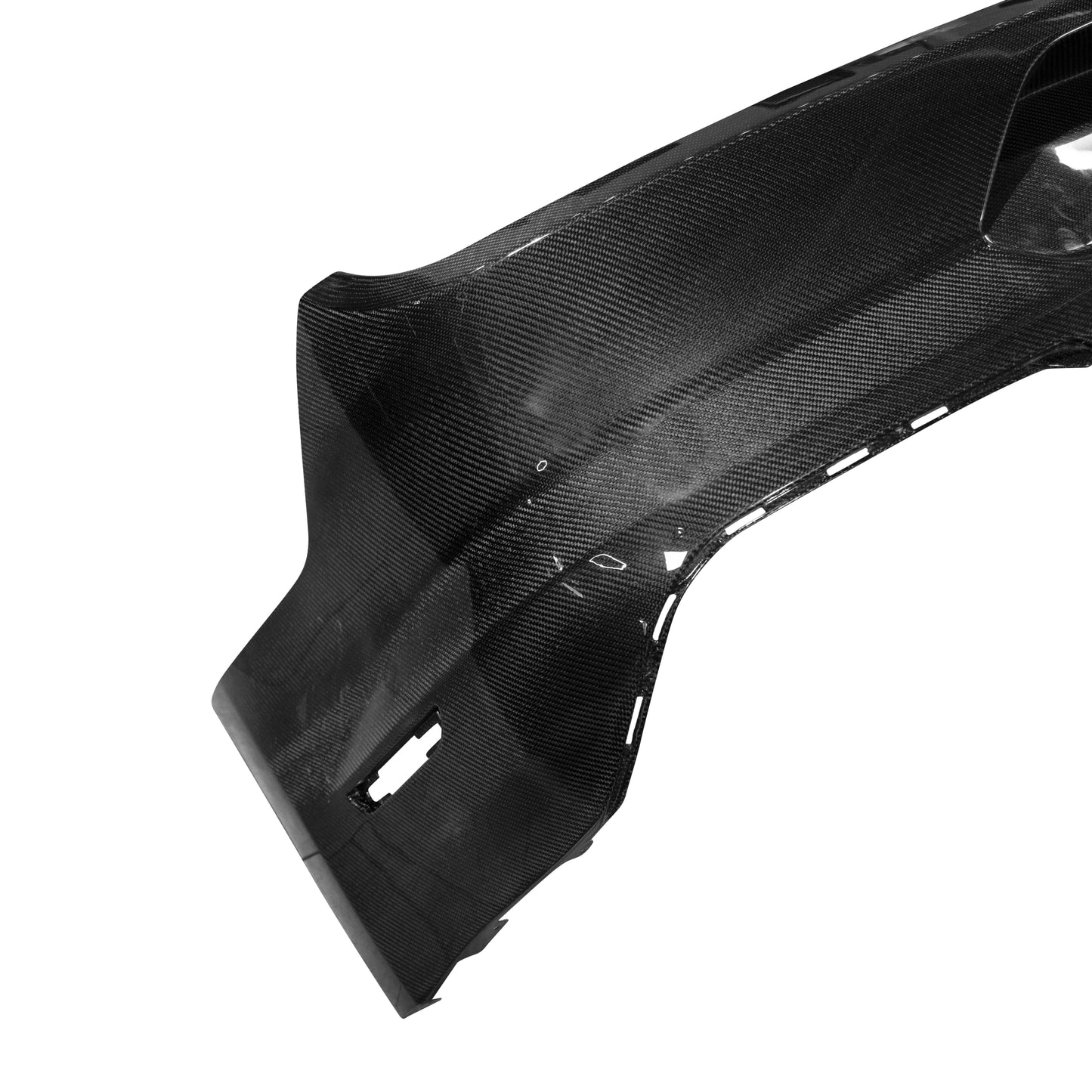 2018-2023 Ford Mustang GT500 Style Double Sided Full Carbon Fiber Track Package Rear Bumper Conversion