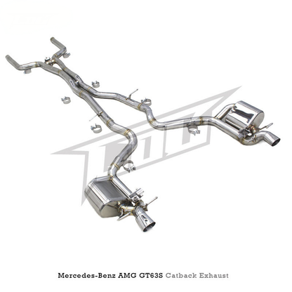 T304 Stainless Steel Catback Exhaust System for Mercedes Benz AMG GT63 GT63S X290 4.0T