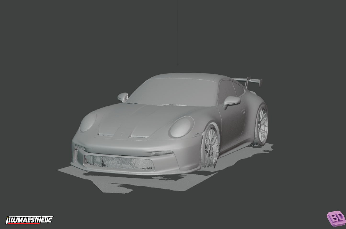 Porsche 911 GT3 (992) 3D Scan (2021+)
